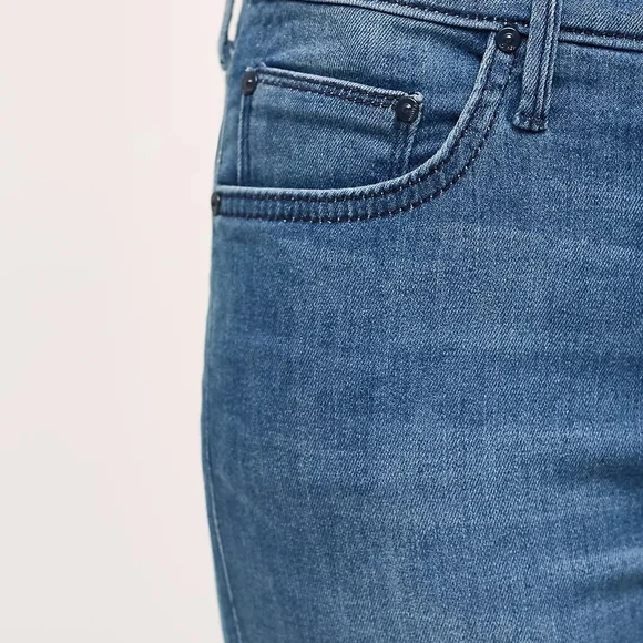 MOTHER Ankle Cropped Blue Jeans Size 30 The Dropout Montanaa Sky Denim Casual - Picture 3 of 9